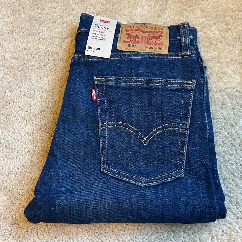 Levis 510 skinny jeans (29x30) NWT